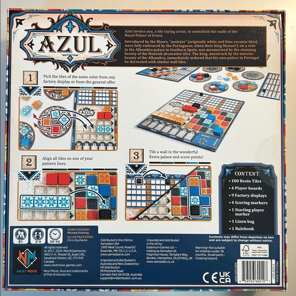 Azul Board Game (Brand New) - Picture 4 of 4